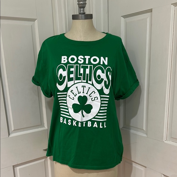 Tailgate Tops - Boston Celtics Green Women's Top